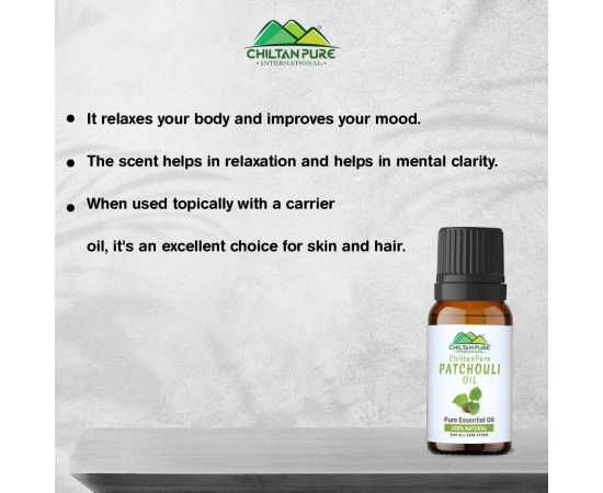 Patchouli Essential Oil - Deodorizes Bad Odour & Soothes Inflammation