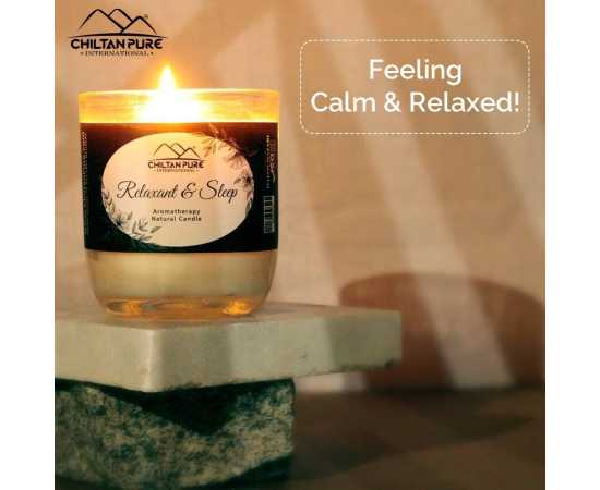 Relaxant & Sleep Aromatherapy Candle - The Flame To Relax You