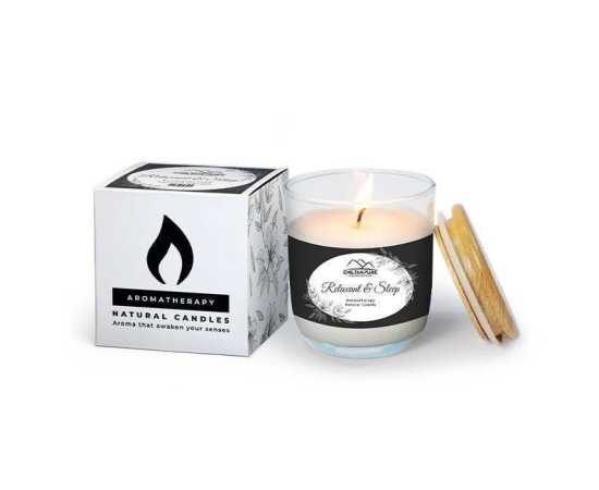 Relaxant & Sleep Aromatherapy Candle - The Flame To Relax You