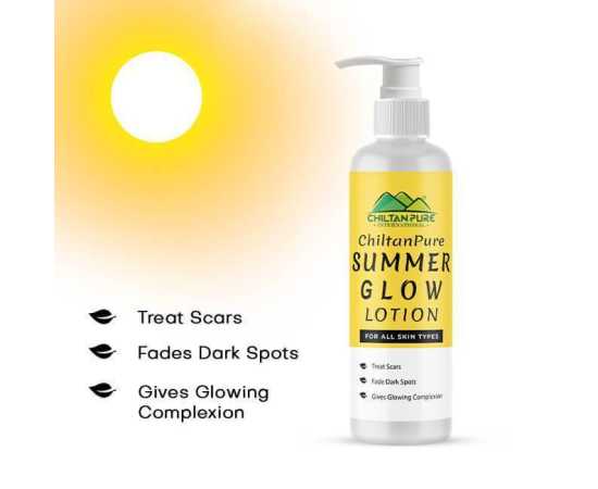 Summer Glow Lotion - Nourishes Skin & Minimize Pores