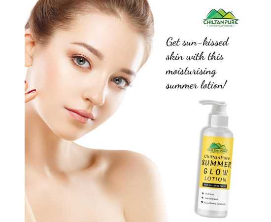 Summer Glow Lotion - Nourishes Skin & Minimize Pores