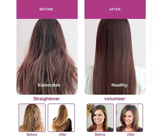 3 In 1 Hair Straightener Brush For Women