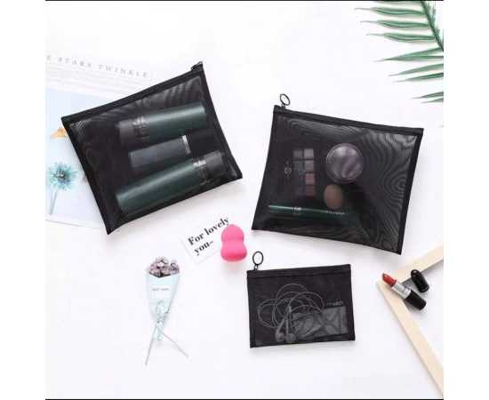3 PCS Cosmetic Storage Pouch Set