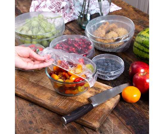 Disposable Cling Film Cover Elastic Food Cover - 100 PCS
