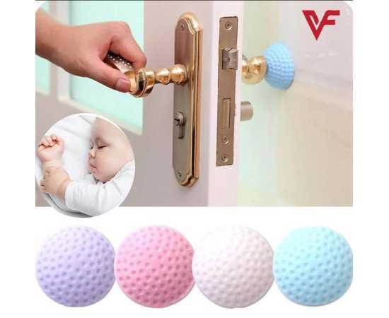 5 Self Adhesive Door Lock Protective Wall Rubber