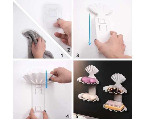 5 Self Adhesive Door Lock Protective Wall Rubber