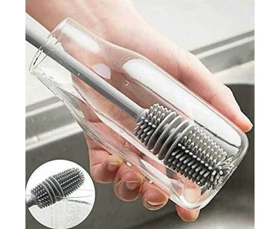 Silicone Bottle Cleaning Brush With Long Handle