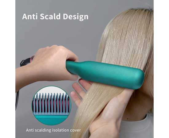Electric Heated Portable Hair Straightener BrushElectric Heated Portable Hair Straightener Brush