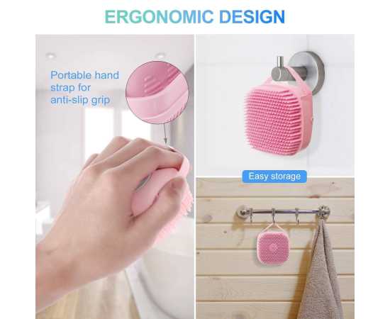Silicone Bath And Body Shower Brush
