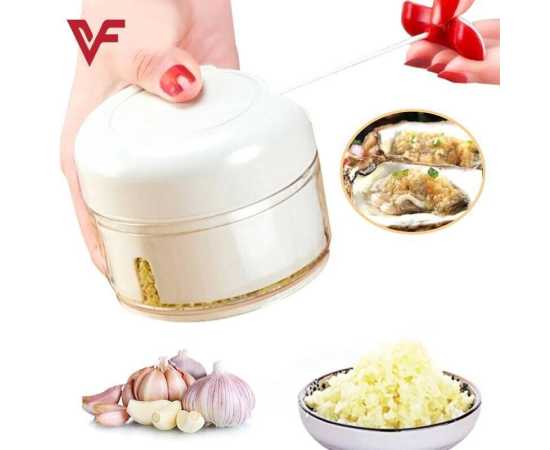 Hand Pull Mini Garlic Slicer Machine Kitchen Tool