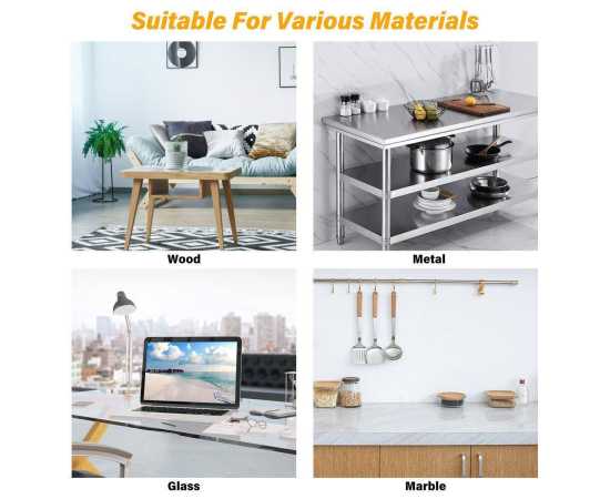 4 PCS L-Shape Silicone Table Corner Protector for Kids