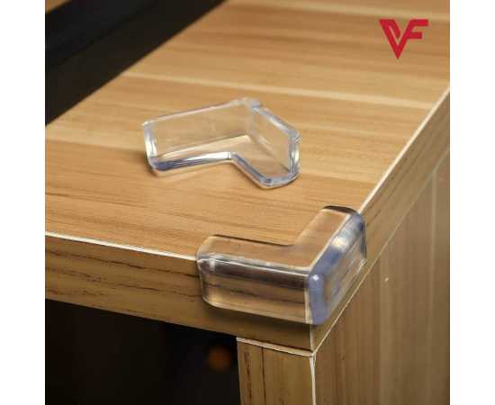 4 PCS L-Shape Silicone Table Corner Protector for Kids
