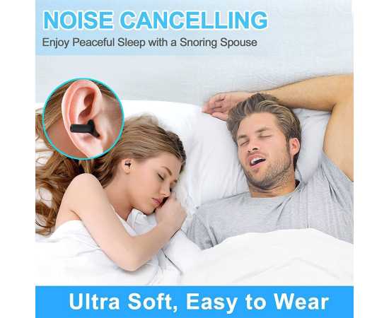 5 Pairs Tree Shaped Silicone Reusable Relax Sleep Ear Plug