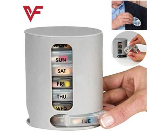 7 Day Weekly Tablets Medicine Pills Organizer Storage Box