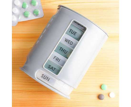 7 Day Weekly Tablets Medicine Pills Organizer Storage Box