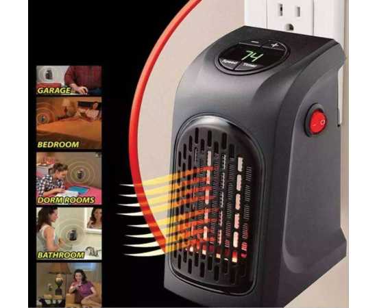 Electric Mini Handy Winter Heater Plug-In Wall - 400W