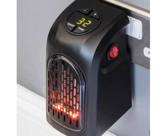 Electric Mini Handy Winter Heater Plug-In Wall - 400W