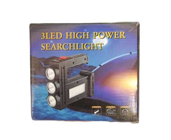 3LED High Power Searchlight USB Emergency Lamp