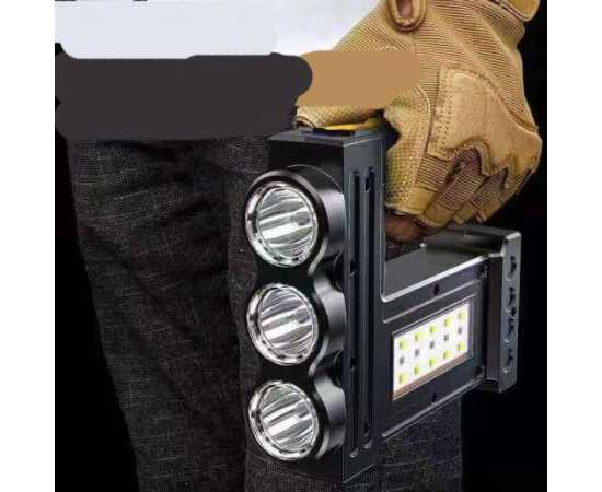 3LED High Power Searchlight USB Emergency Lamp