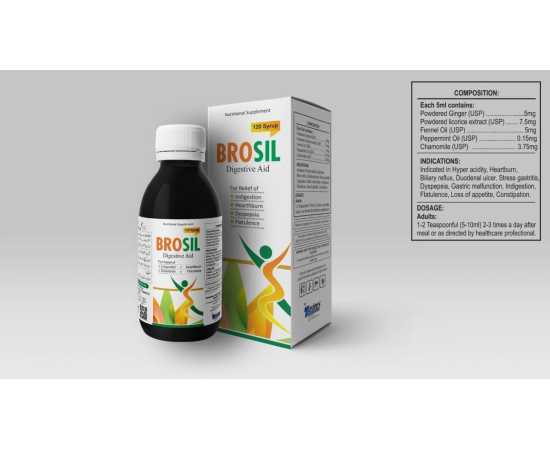 Brosil Syrup Digestive Aid Nutritional Supplements - 120ML