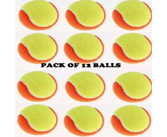 Tennis Cricket Balls - Pack Of 12