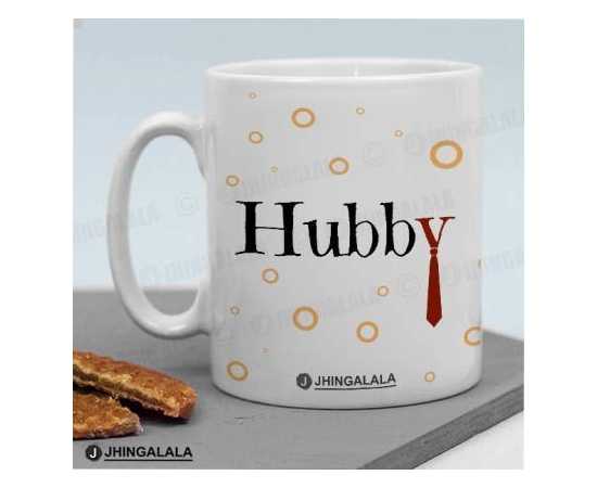 Amazing Hubby Printed Customized Coffee Mug - 1 Piece