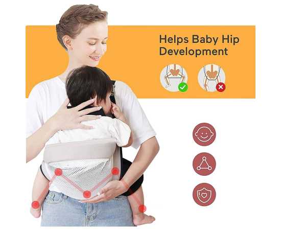 Baby Carrier Ergonomic Baby Sling Strap Adjustable 3D Mesh Baby Carrier