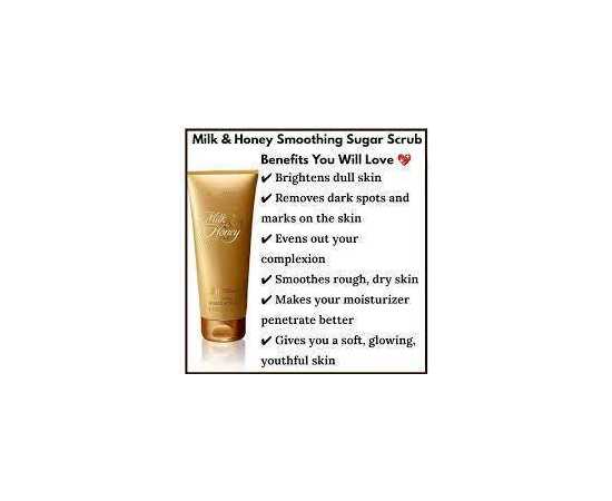 Milk & honey smoothing sugar Scrub for brighter and skin for all