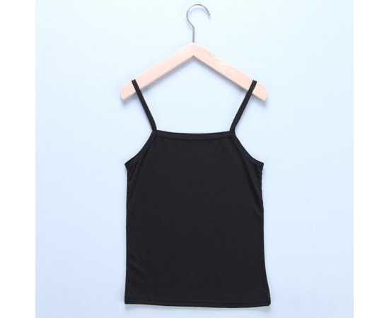 Women Camisole Slim Stretchy Spaghetti Strap Sleeveless O-Neck Basic Plain Vest Tops