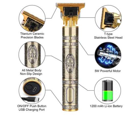 Dynamic Life Original Vintage T9 Trimmer Hair Grooming Kit