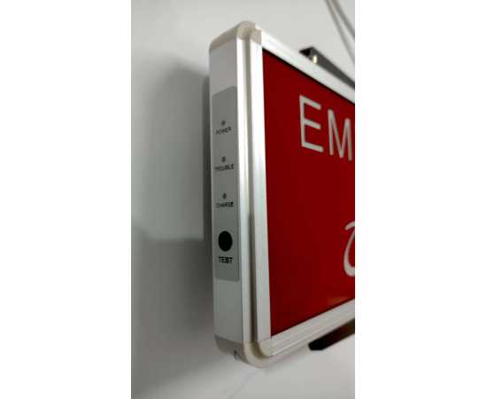 Emergency Exit Light - Red Color