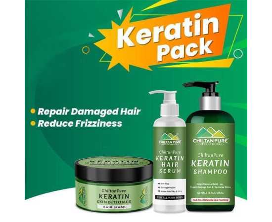 Keratin Hair Range Kit - Reduce Frizziness & Repair Damaged Hair