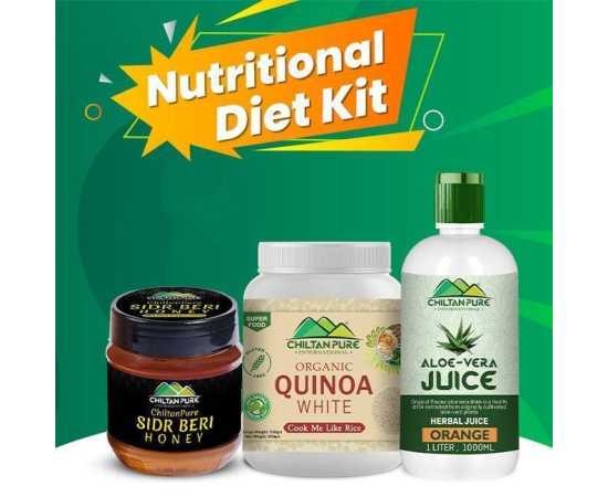 Nutritional Diet Kit - Aloe Vera Juice/Quinoa White/Honey & Powder