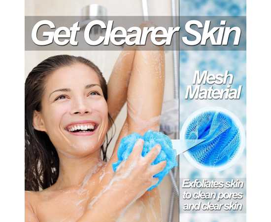 2 Bath Shower Brush Body Wash Scrubber