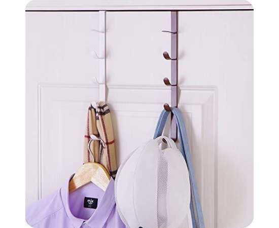 ABS Over The Door 5-Hook Hanger Oeganizer