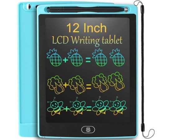 Lcd Writing Tablet 12 Inch Electronic Writing Drawing Colorful Screen Doodle Board
