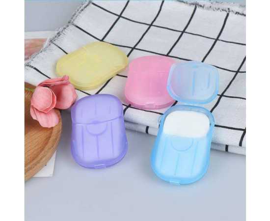Outdoor Travel Mini Paper Soap Paper For Washing Hand - 20 PCS