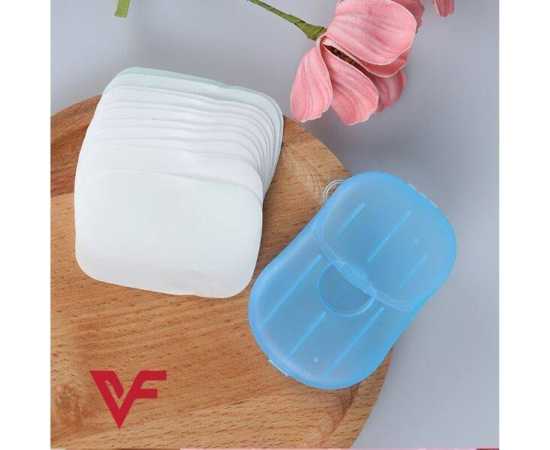 Outdoor Travel Mini Paper Soap Paper For Washing Hand - 20 PCS