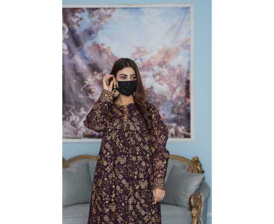 Boat Neckline Paper Cotton Fabric Long Sleeves Stylish Jalabiya Dress Boat Neckline Paper Cotton Fabric Long Sleeves Stylish Jalabiya Dress