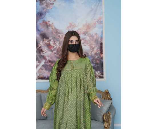 Boat Neckline Paper Cotton Fabric Long Sleeves Stylish Jalabiya Dress Boat Neckline Paper Cotton Fabric Long Sleeves Stylish Jalabiya Dress