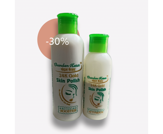 Chandan Kesar 24k Gold Skin Polish Set