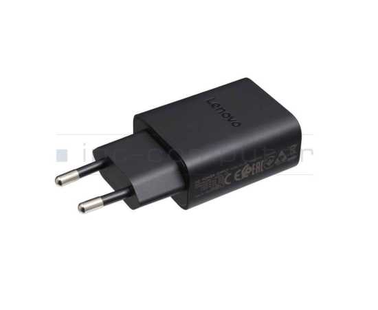 USB AC-adapter 20 Watt EU wallplug original for Lenovo