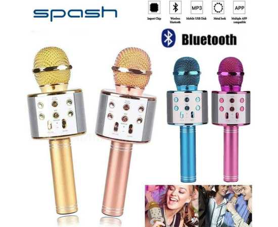 WS-858 Bluetooth Wireless Handheld Karaoke Mini Micophone