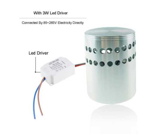 LED Wall Light Lamp Spiral Effect With Remote