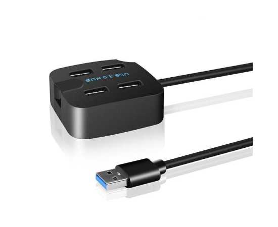 Usb 3.0 Hi-Speed 4 Ports Hub With Phone Holder