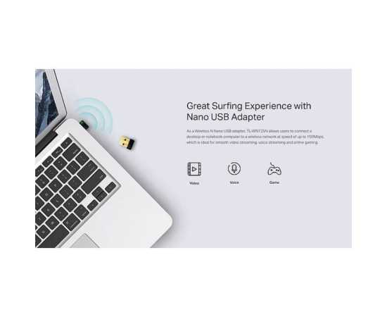 Tp-Link Tl-Wn725N 150Mbps Wireless N Nano USB Adapter