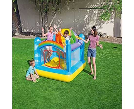 Colorful Bestway Hot Air Inflatable Bouncer Toy For Kids - Dimension: 175 X 173 X 137 CmColorful Bestway Hot Air Inflatable Bouncer Toy For Kids - Dimension: 175 X 173 X 137 Cm
