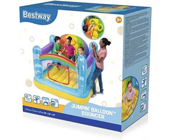 Colorful Bestway Hot Air Inflatable Bouncer Toy For Kids - Dimension: 175 X 173 X 137 Cm