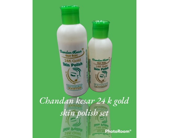 Chandan Kesar 24 K Gold Skin Polish Set