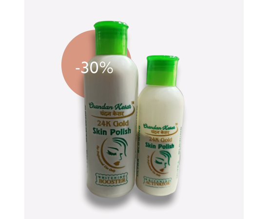 Chandan Kesar 24 K Gold Skin Polish Set